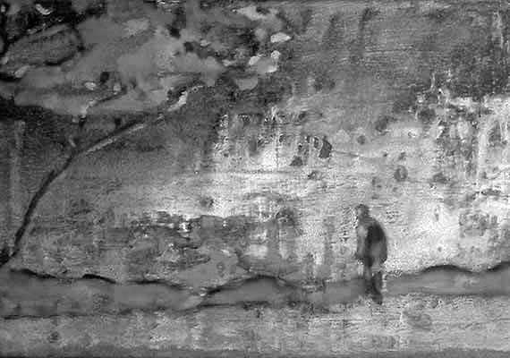 Temperamalerei auf Leinwand | 60 cm x 30 cm | 2008
